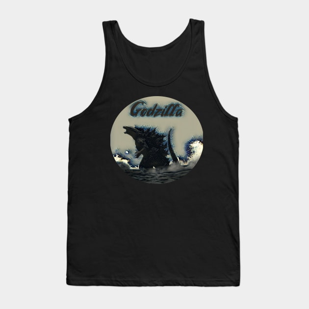 Godzilla - King of Monsters 2019 - Gojira - Kaiju - ゴジラ Tank Top by diystore